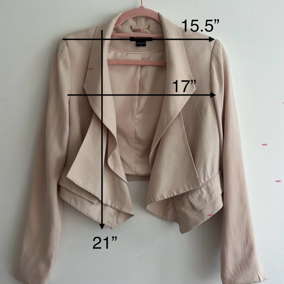 Marciano blush cropped blazer - Picture 6 of 6